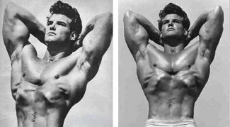 steve reeves caved in chest
